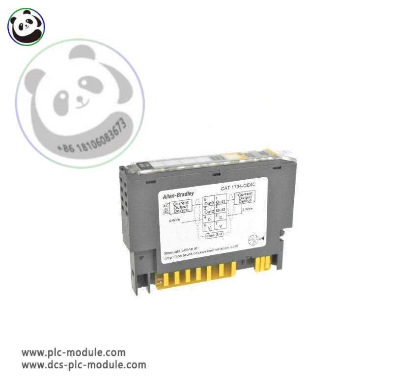 AB 1734-OE4C: Industrial-grade 4-Channel Analog Current Output Module