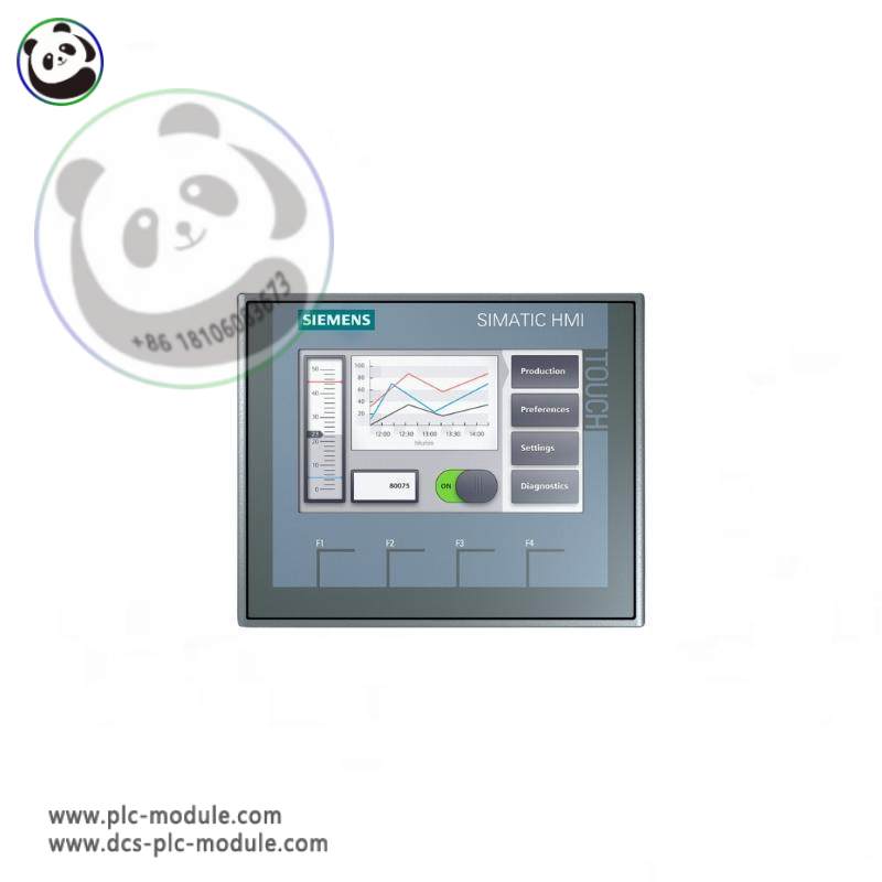 SIEMENS SIMATIC HMI 6AV2123-2DB03-0AX0 Basic Panel, Key/Touch Operation, 4" TFT Display, 65536 Colors, PROFIBUS Interface