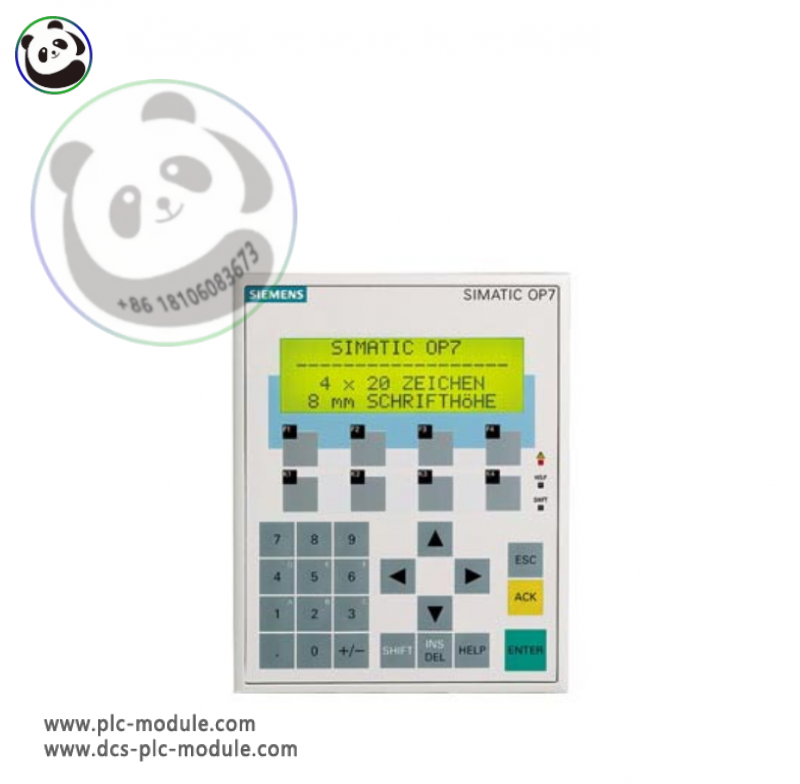 SIEMENS 6AV3607-1JC20-0AX1 Operator Panel: Advanced Control Solution for Industry