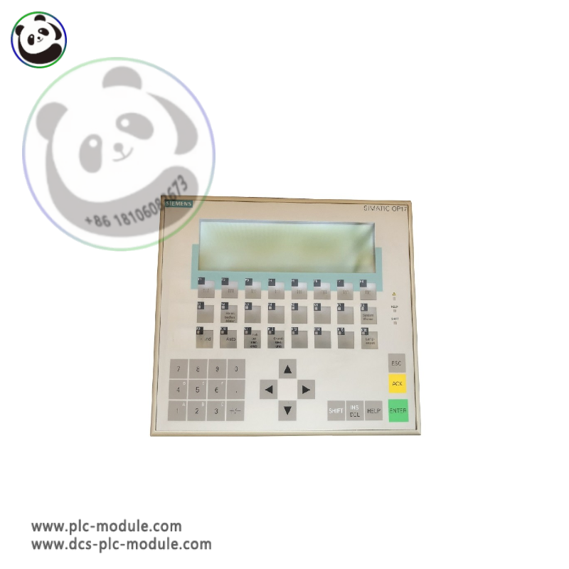 SIEMENS 6AV3617-1JC20-0AX1 Operator Panel: Industrial Control Module