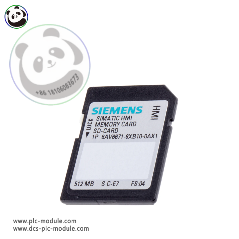 SIEMENS 6AV6671-8XB10-0AX1: SD Memory Card for Industrial Control Systems