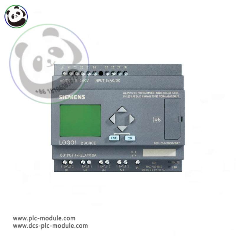 SIEMENS 6ED1052-1MD00-0BA7: Industrial Automation Logic Module, 12/24VDC Display