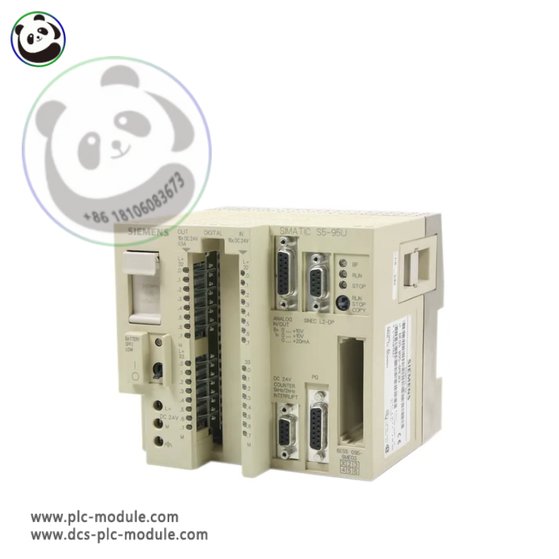 SIEMENS 6ES5095-8ME03: S5-95U Central Unit for Advanced Automation Solutions