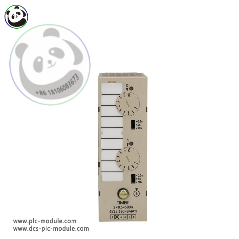 SIEMENS 6ES5380-8MA11 Timer Module - Precise Time Control for Industry Standards