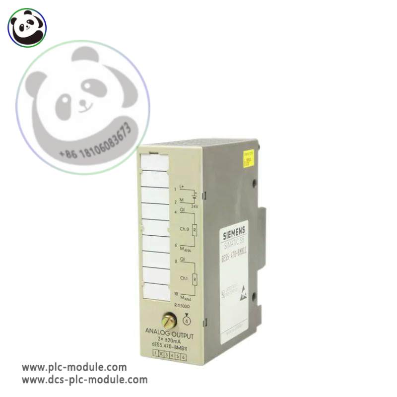 SIEMENS 6ES5470-8MB11 | Analog Output Module for Industrial Automation