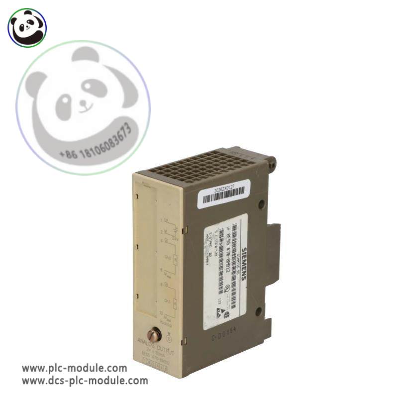 SIEMENS 6ES5470-8MB12: Compact Analog Output Module for Industrial Automation