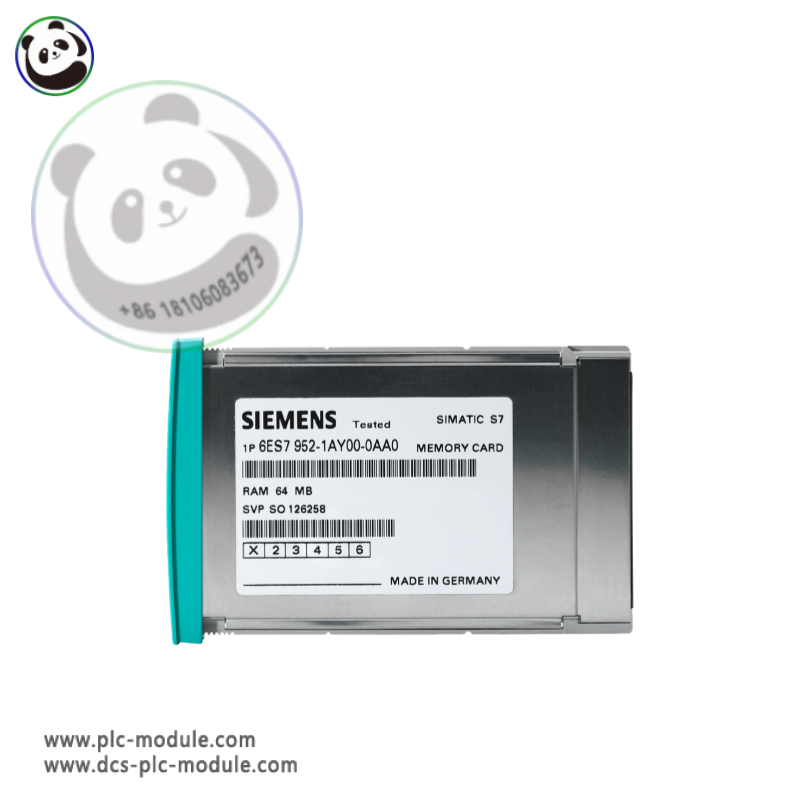 SIEMENS S7 RAM MEMORY CARD 6ES7952-1AH00-0AA0, Industrial Control Solutions