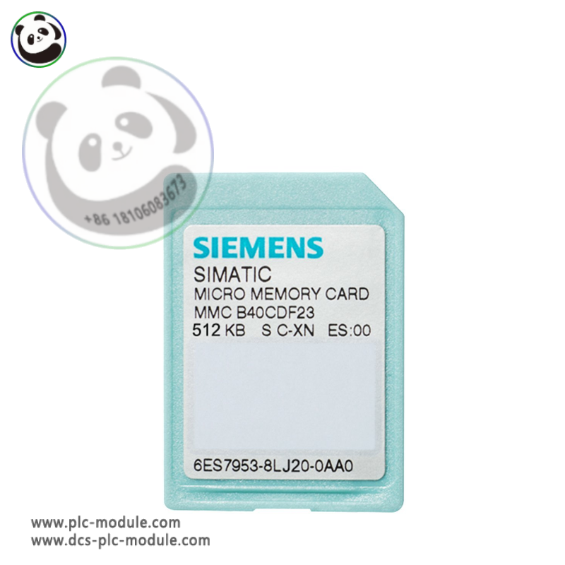 SIEMENS 6ES7953-8LF20-0AA0: Advanced Micro Memory Card for Industrial Control Solutions