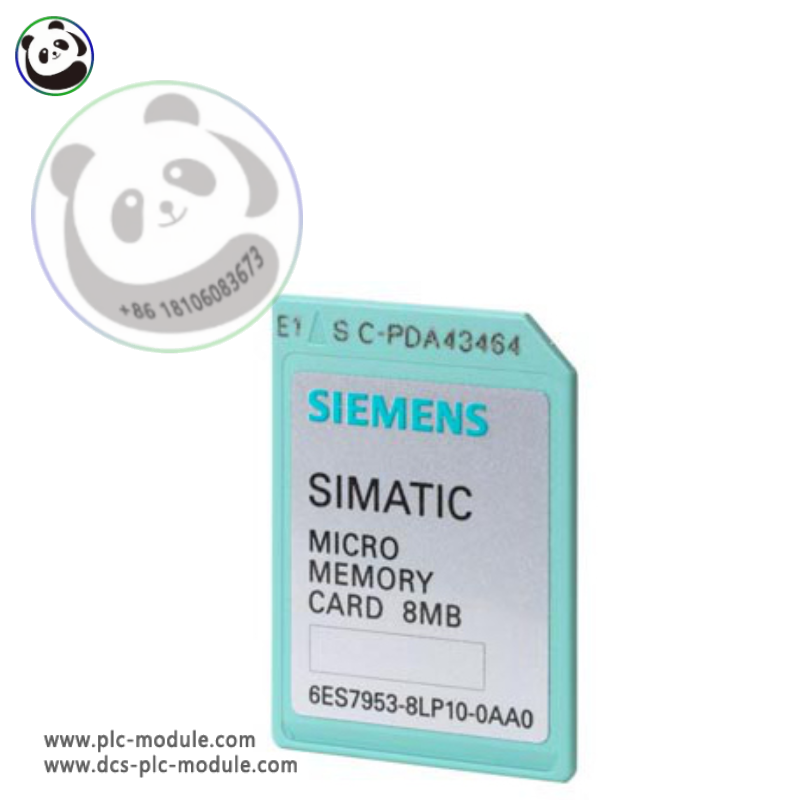 SIEMENS 6ES7953-8LL20-0AA0: S7 Micro Memory Card for Industrial Control