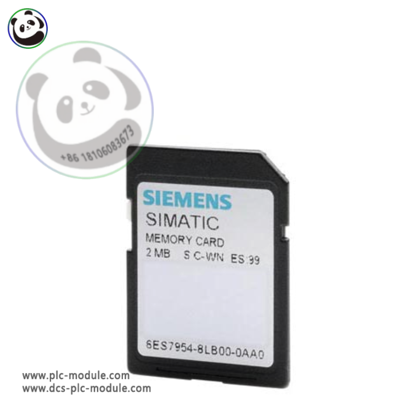 SIEMENS 6ES7954-8LB00-0AA0 Memory Card: Industrial Control, High Performance, Compact Design