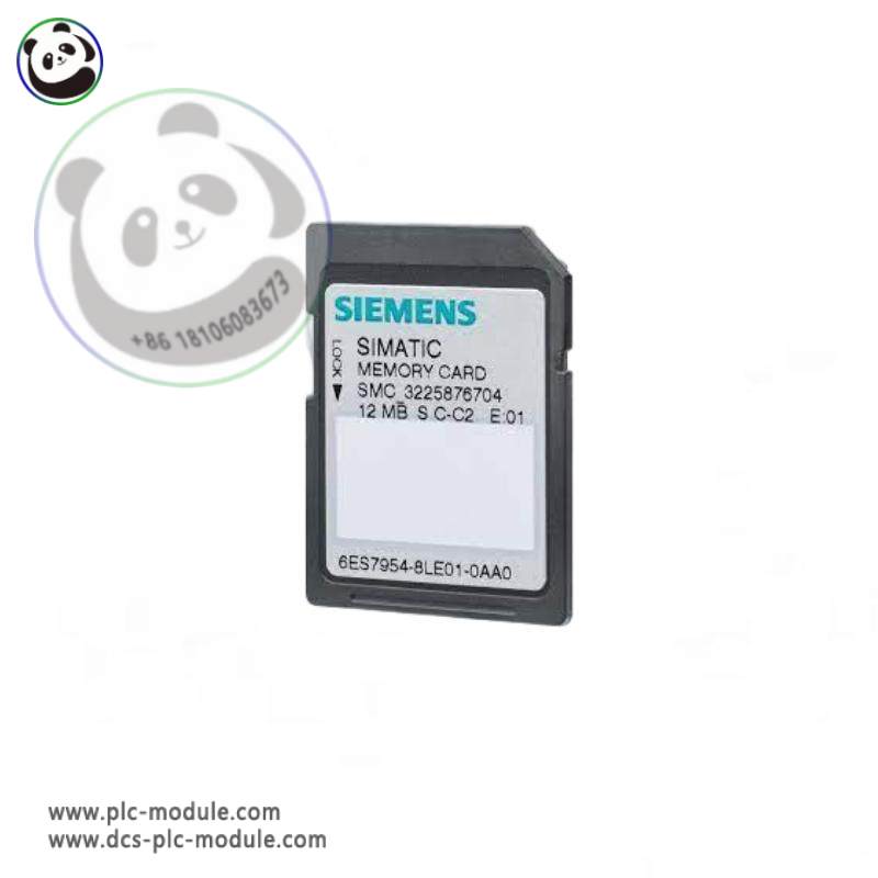 SIEMENS 6ES7954-8LE03-0AA0: High-Performance Flash Memory Card for Industrial Automation