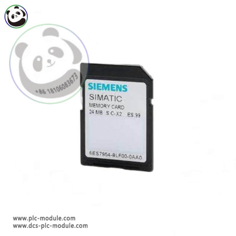 SIEMENS 6ES7954-8LF03-0AA0 Memory Card: High-Performance S7 Module, 24 MByte Flash Storage