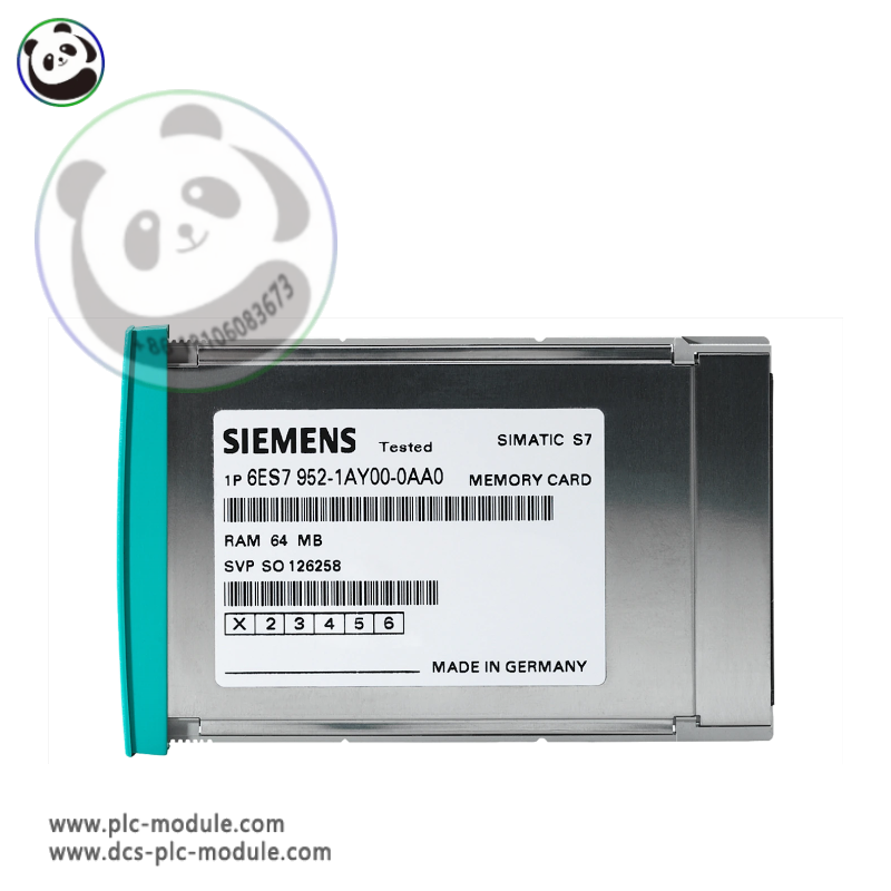 SIEMENS SIMATIC S7 RAM MEMORY CARD 6ES7 952-1AL00-0AA0, High-Performance Data Storage Module