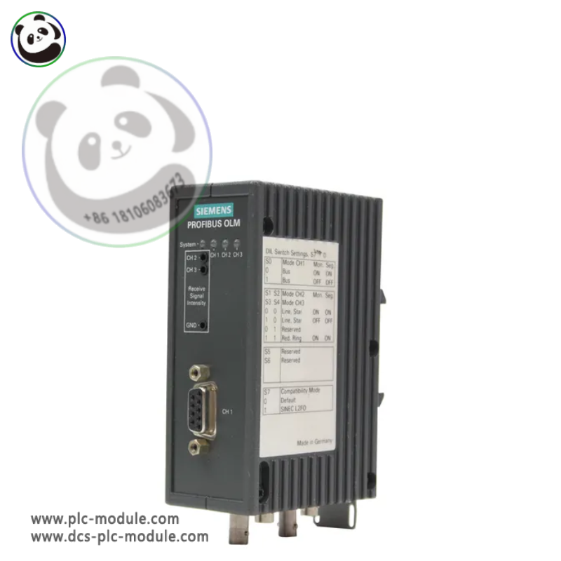 SIEMENS 6GK1 502-3CC10 Optical Link Module - High-Speed Data Transfer for Industrial Automation