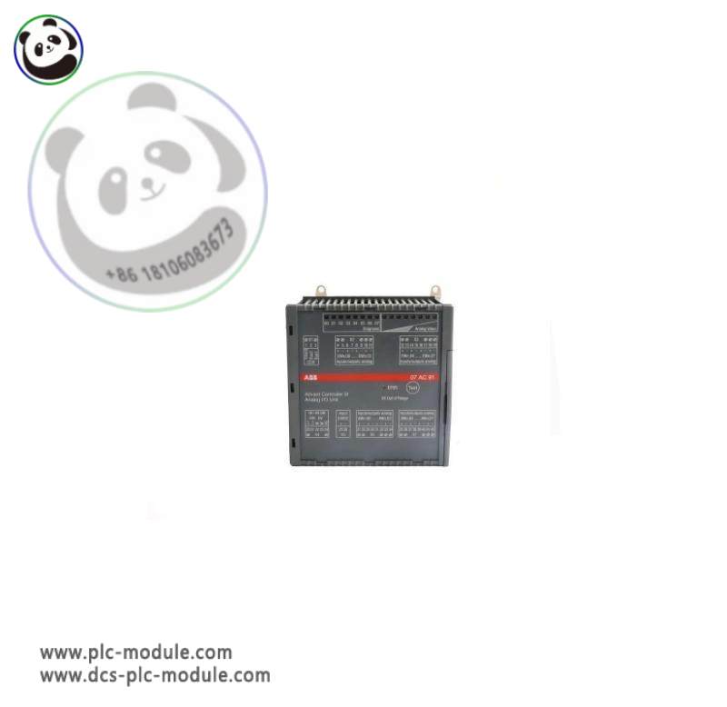 ABB 07AC91 12 GJR5252300R0101 ANALOG I/O UNIT: Precision Control Module for Industrial Automation