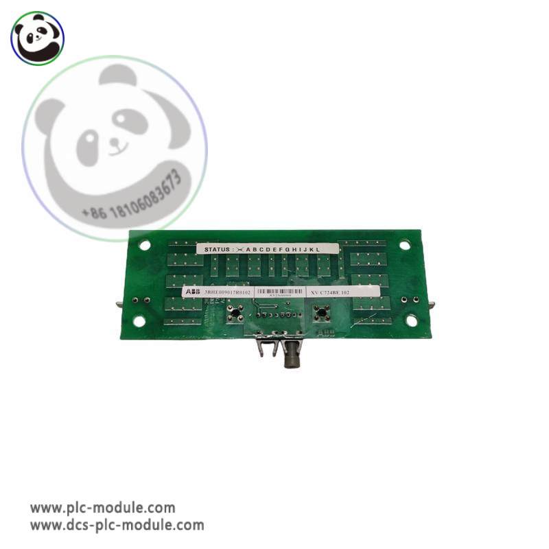 ABB 3BHE009017R0102 XV C724BE Vlscd-board: High-Precision Control Module for Industrial Automation