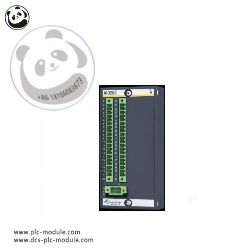 BACHMANN AO208/I: High-Precision Analog Output Module for Industrial Control Systems