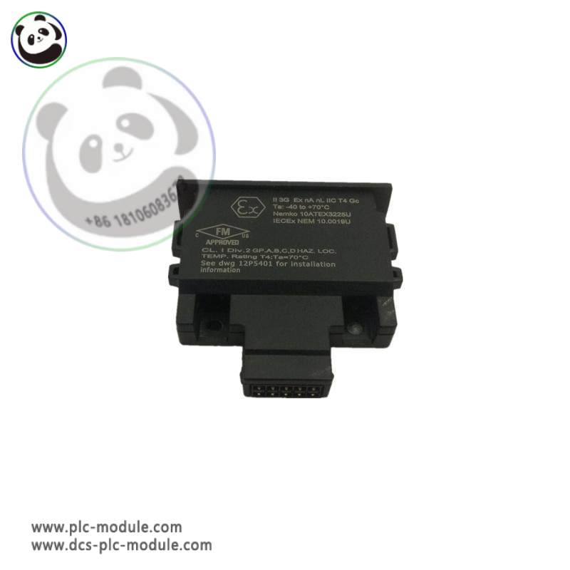 Emerson 12P4983X302 - Modular Control Plug, Advanced Functionality for Industrial Automation