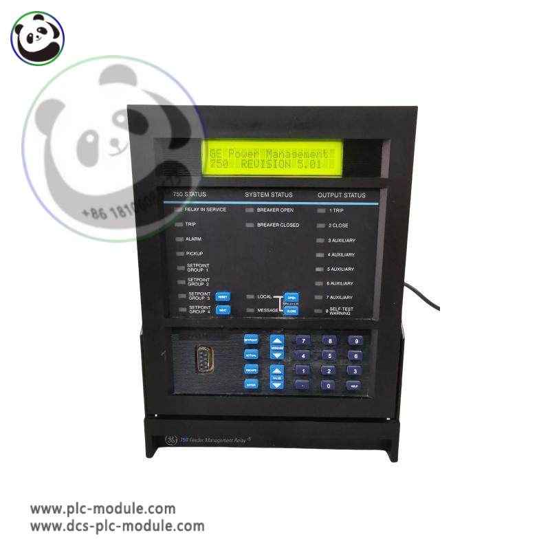 GE 750-P5-G5-D5-HI-A20-R Feeder Management Relay, Industrial Control Solution