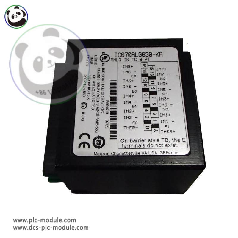 GE Fanuc IC670ALG630 Analog Input Module, for Field Control Applications