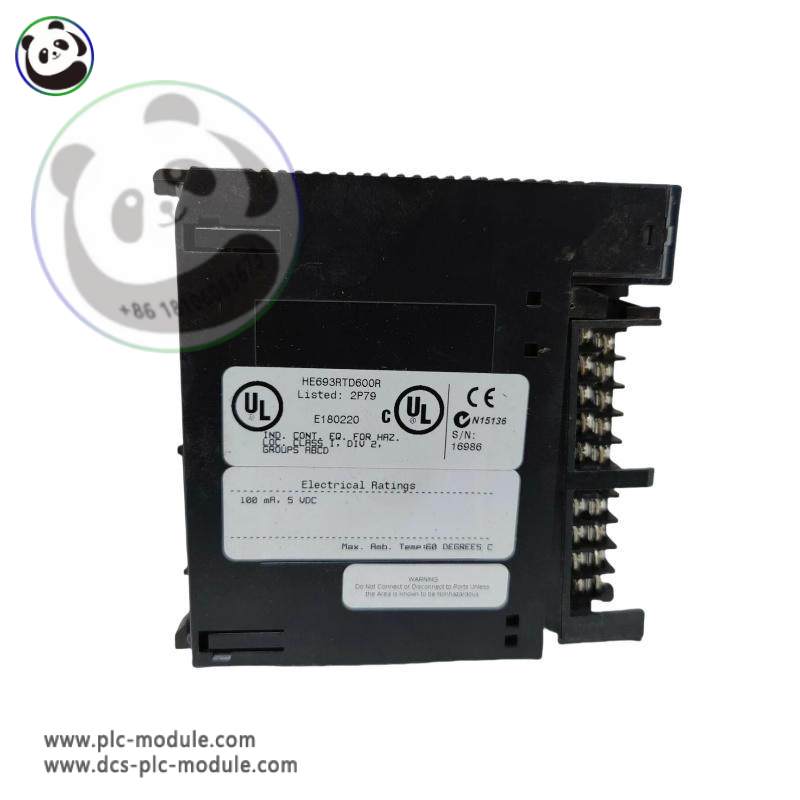 GE HE693RTD600R Input Module - High Performance RTD for Industrial Automation