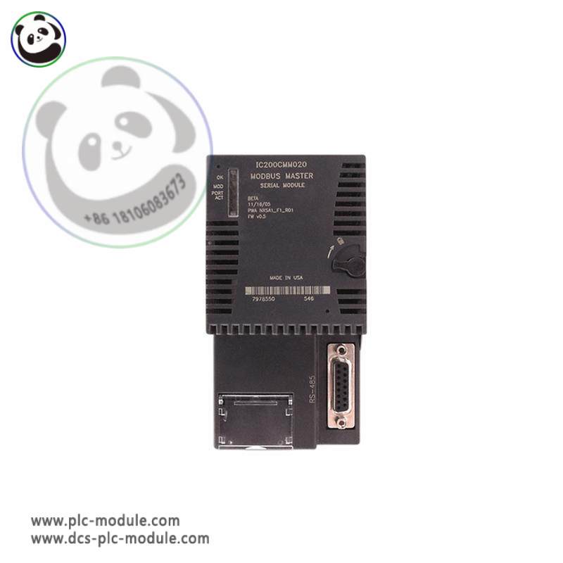 GE IC200CMM020: Modbus Master Module, Enhancing Industrial Automation Efficiency