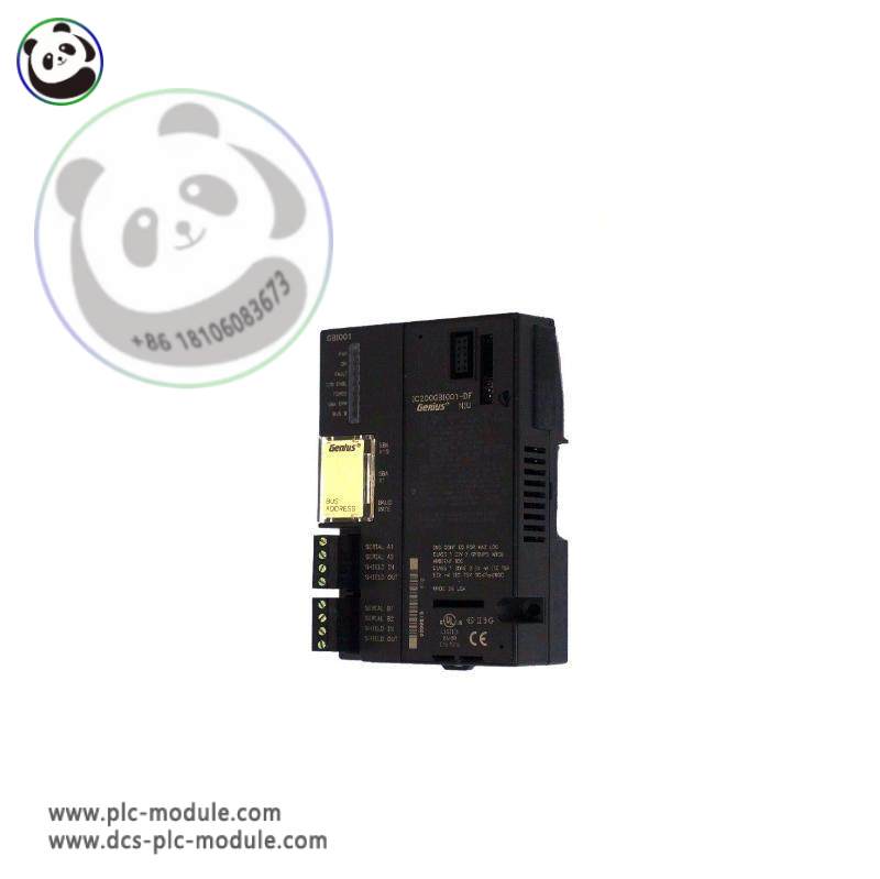 GE IC200GBI001: Genius Network Interface Unit for Industrial Automation