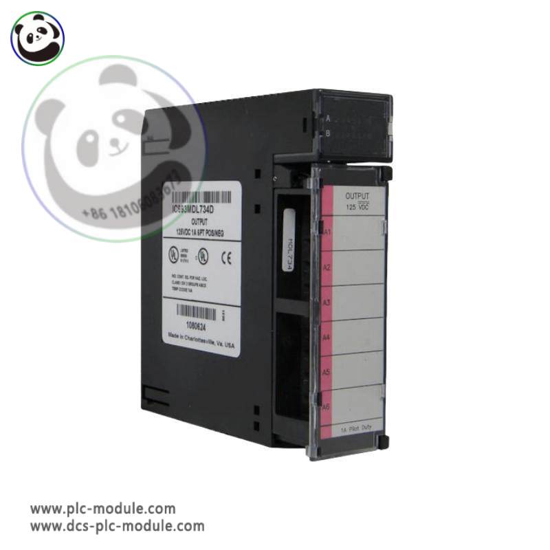 GE IC693MDL734D: Industrial Positive/Negative Logic Output Module, 1 Amp Capacity