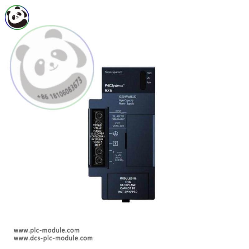 GE IC694PWR330 POWER SUPPLY Module, Advanced Industrial Control Solution