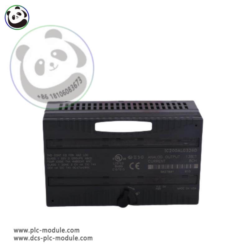 GE IC200ALG326D: High-Performance Analog Output Module for Industrial Control Systems