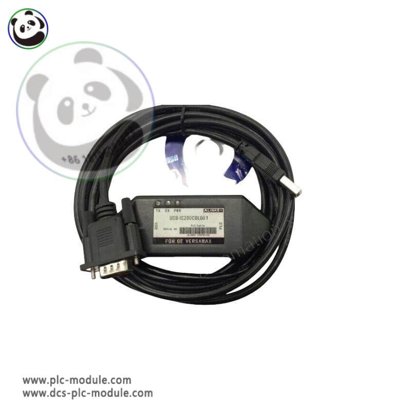 GE IC200CBL001: High-Performance Communications Programming Serial Cable