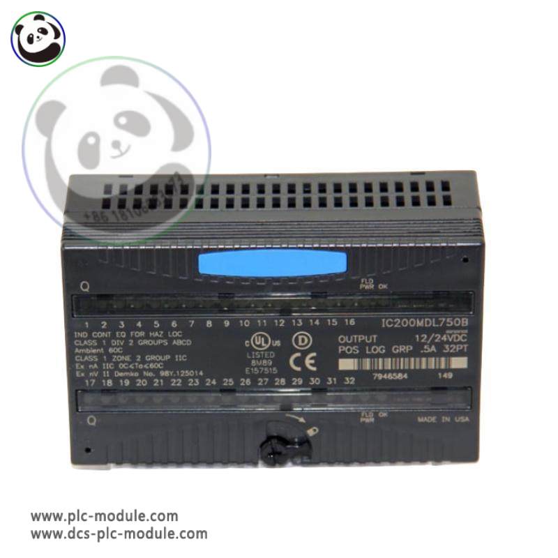 GE IC200MDL750: VersaMax Discrete Output Module for Industrial Automation