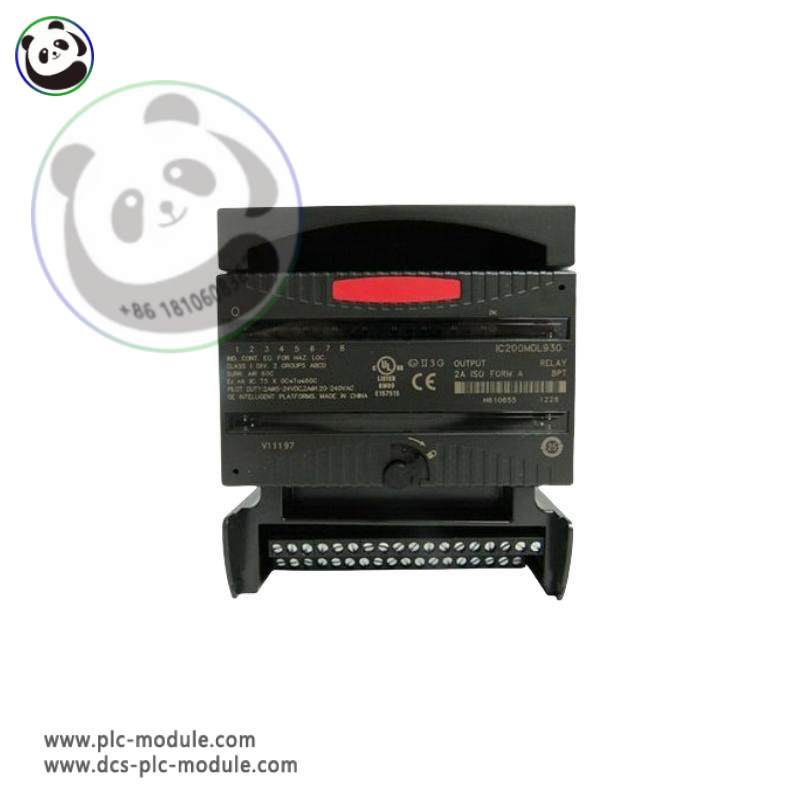 GE IC200MDL930: Isolated Output Relay Module, 8-Point, Advanced Automation Solution