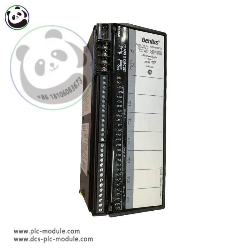 GE Fanuc IC660BBA023 Thermocouple Input Block for Industrial Control