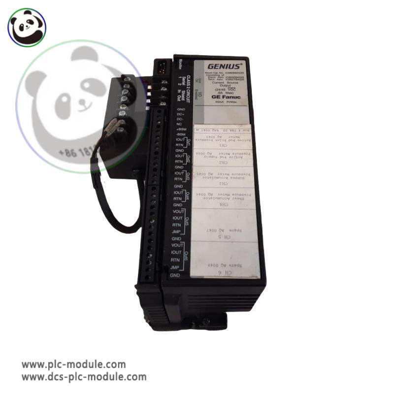 GE Fanuc IC660BBA025: High-Power Block for 24/48Vdc Analog Current Source