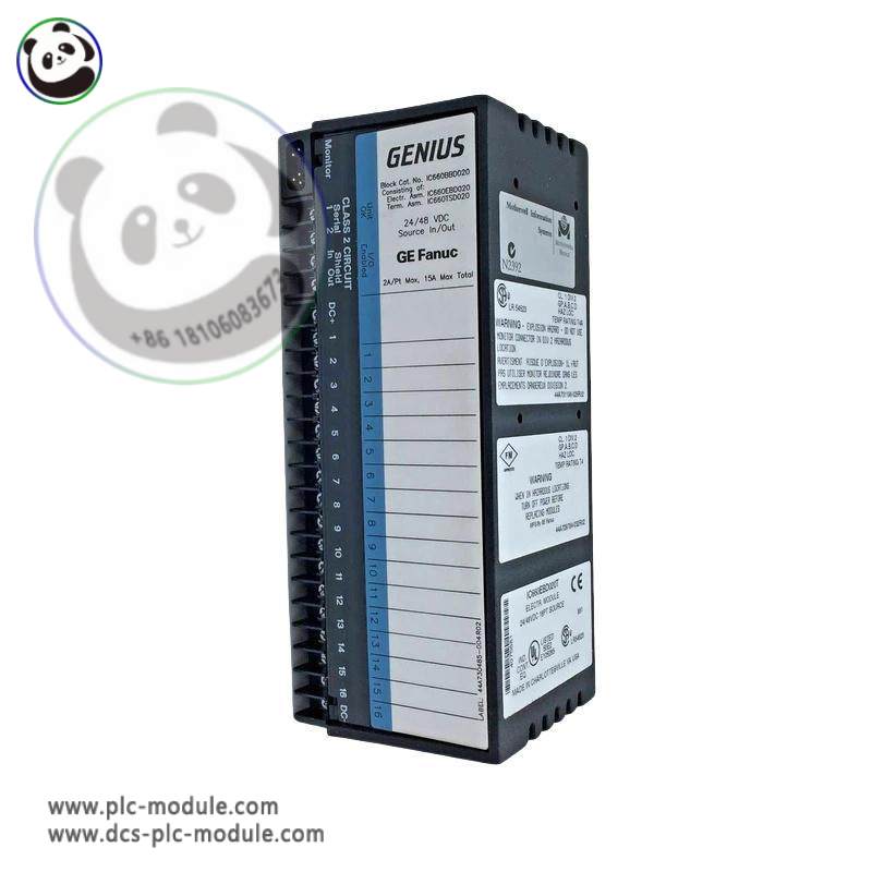 GE IC660BBD020: Industrial Control I/O Interface Block