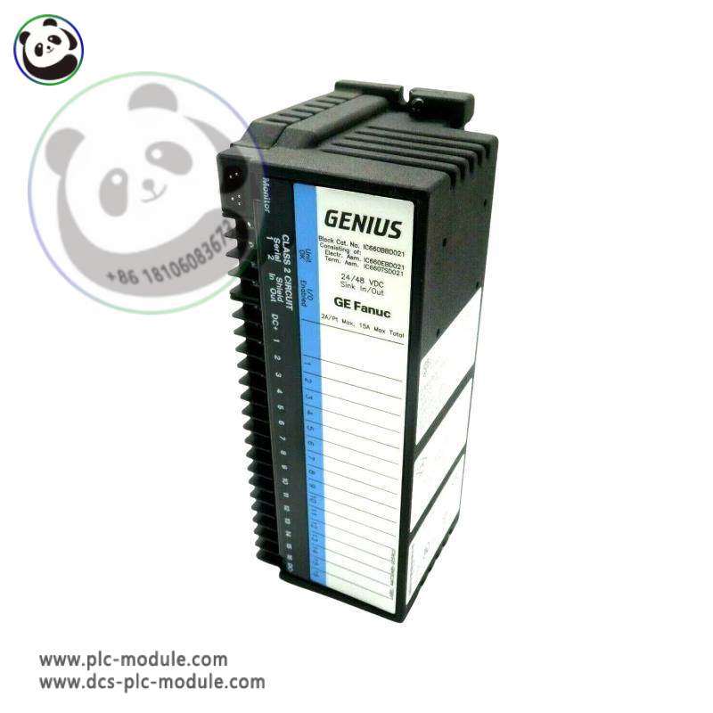 General Electric IC660BBD021 GE Fanuc Serial I/O Block for Industrial Control Systems