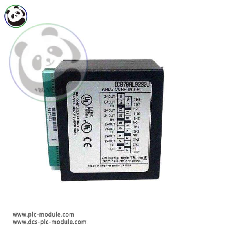 GE IC670ALG230 Analog Input Current 8 Channel PLC Module