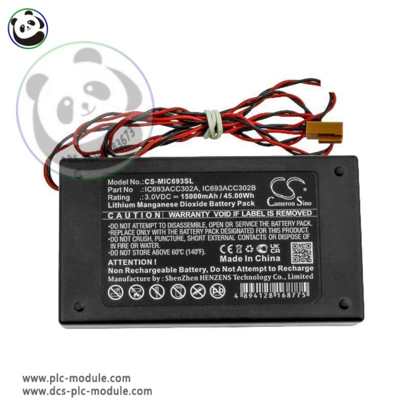 GE IC693ACC302A - Auxiliary Battery Module, Advanced Power Supply Solution