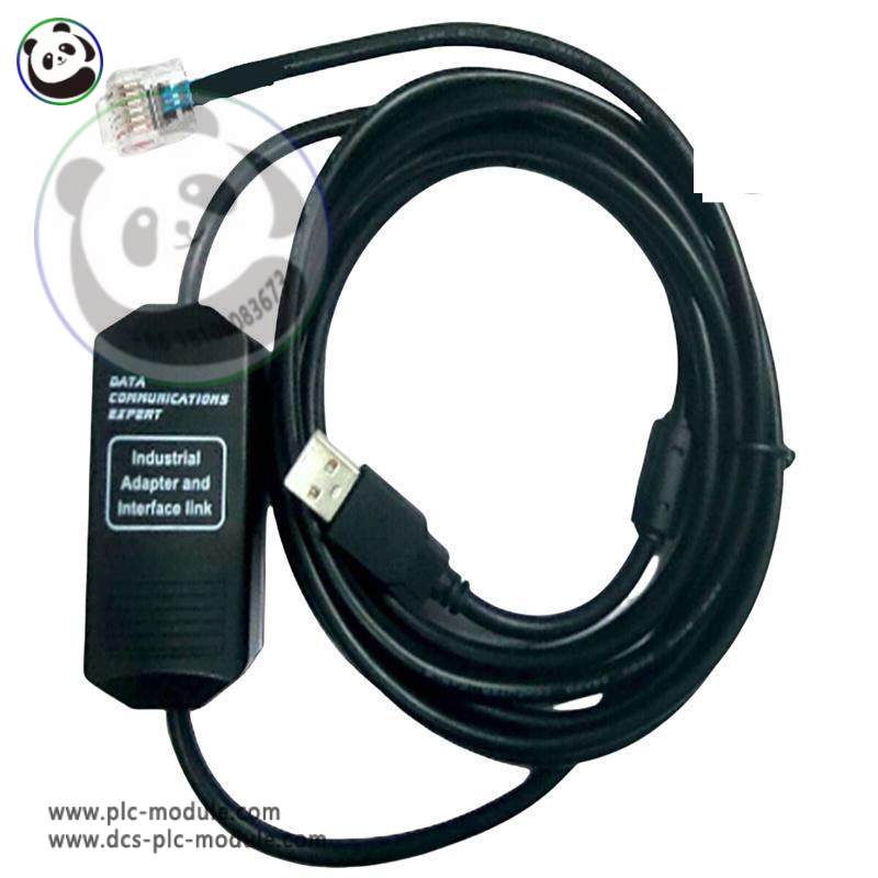 GE IC693CBL316 Cable, High-Speed RS-232 Programming, 3m Length, Requires Adapter