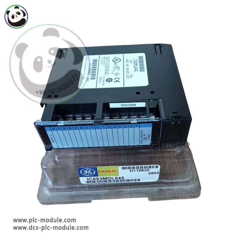 GE IC693MDL645 Positive/Negative Logic Input Module, Advanced Industrial Automation Solution