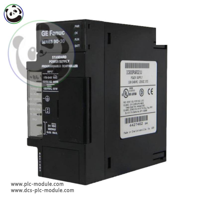 GE IC693PWR321: High-Power PLC Supply Module for Industrial Automation