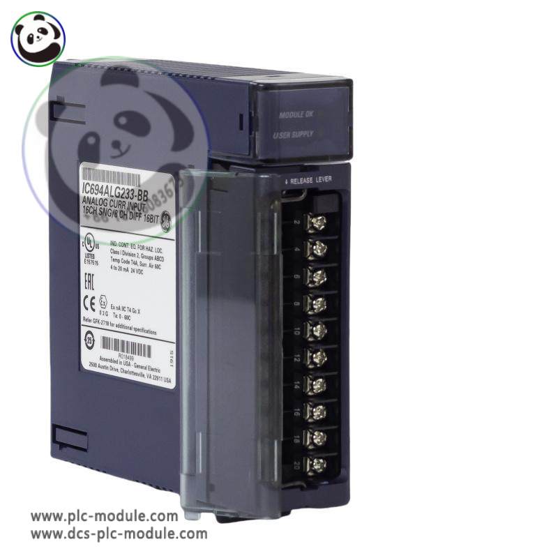 GE IC694ALG233 - Analog Current Input Module, 16-Point, Programmable Logic Controller