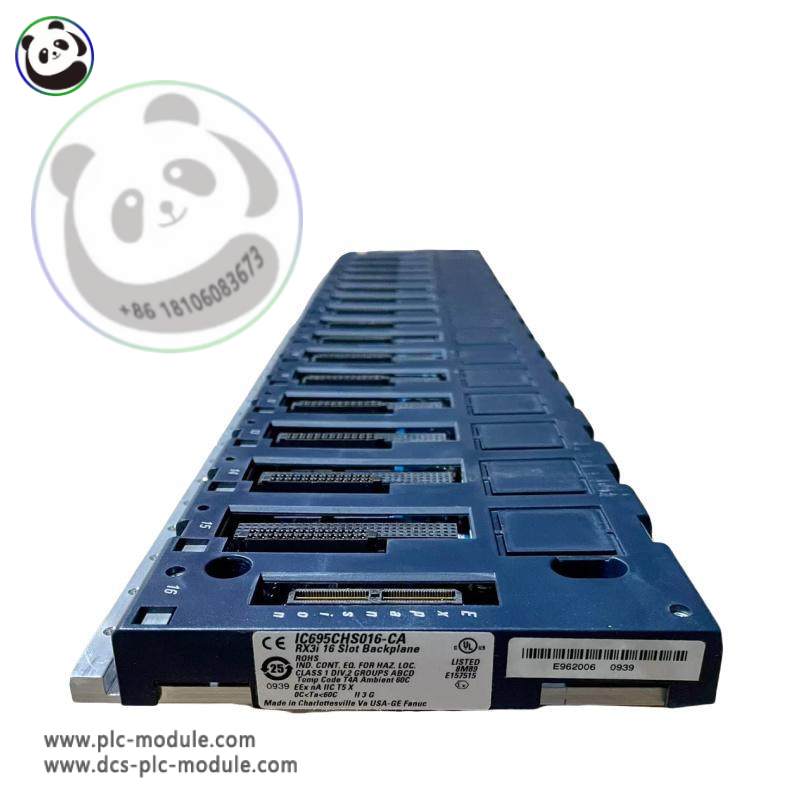 GE IC695CHS016: Universal 16-Module Slots Base