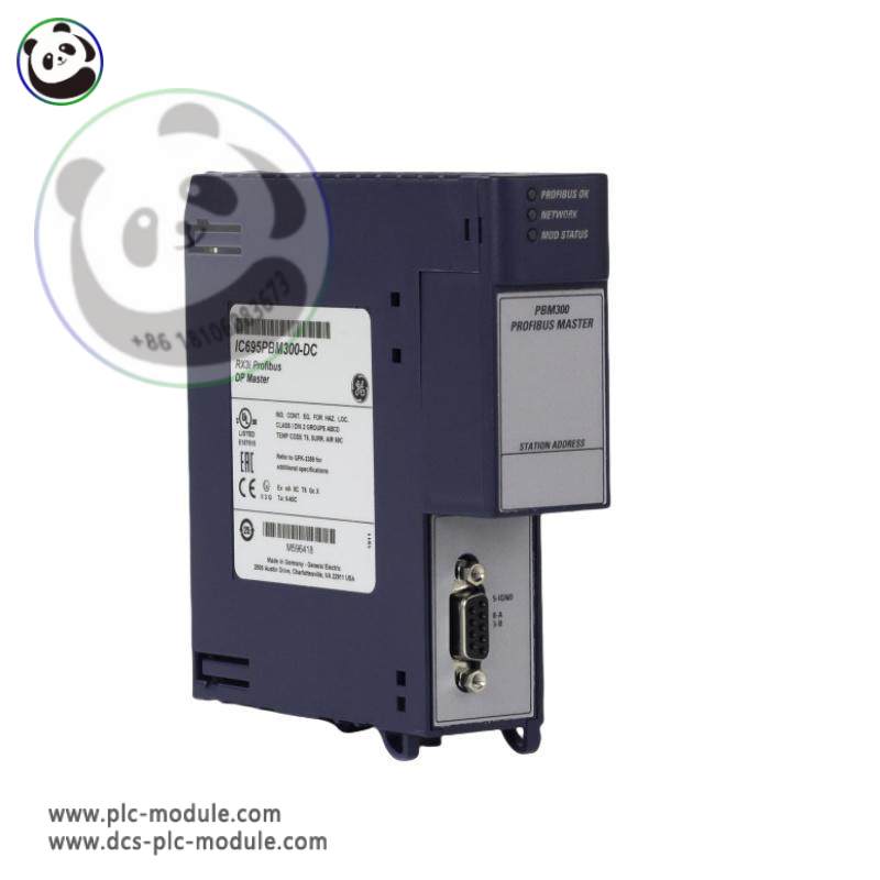 GE IC695PBM300 PROFIBUS Master Module - Programmable Automation Controller for Industrial Internet Connectivity