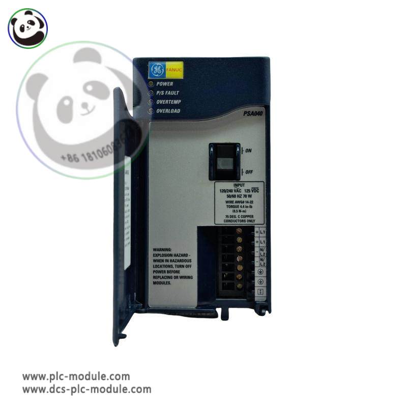 GE IC695PSA040 Power Supply Module - High-Performance Industrial Control Solution