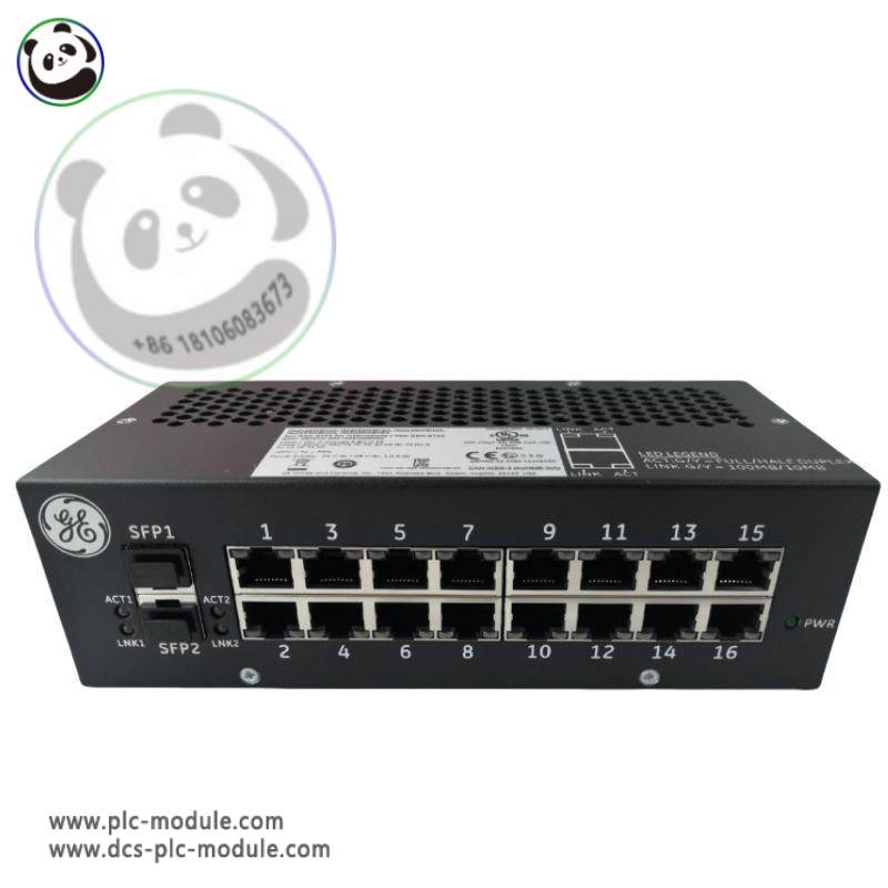 GE IS420ESWBH1A: Industrial Ethernet Switch for Mark VIe Series