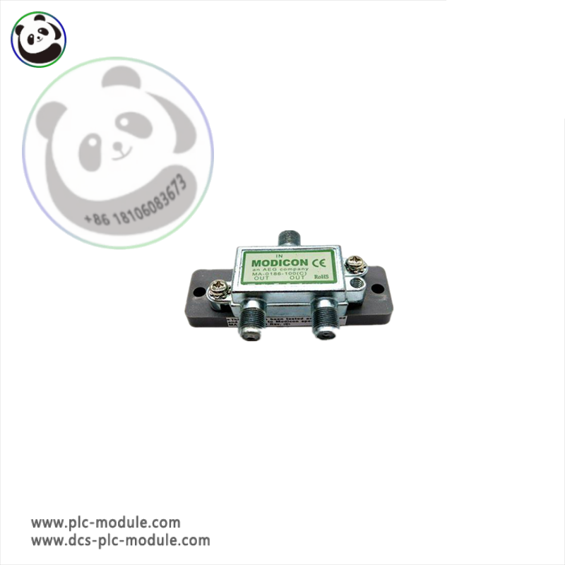 Schneider MODICON MA0186100 Coaxial Cable Splitter, for Quantum Automation Platform