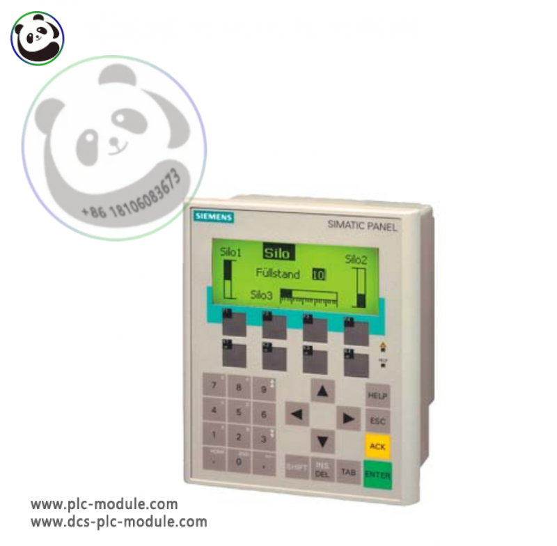 SIEMENS SIMATIC Operator Panel OP77B Backlit LC Display, 4.5" Graphic Capability, MPI-/PROFIBUS-DP Interface, Up to 12 MB Memory