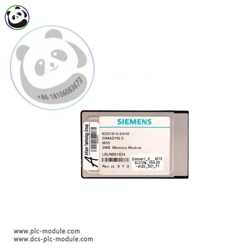 SIEMENS 6DD1610-0AH0 SIMADYN D Memory Submodule for Advanced Control Applications